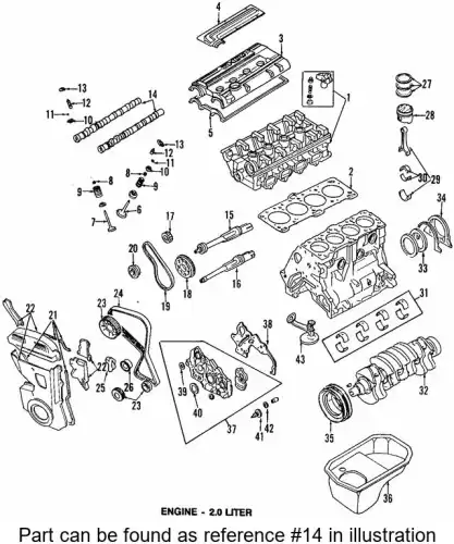 Распредвал MITSUBISHI MD335759