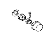 NUT, ADJUSTING, EXCEPT 4000 LB. AXLE 602 9692 DODGE