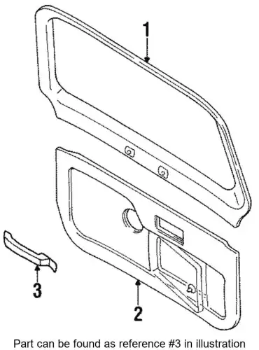 Ручка двери MITSUBISHI MB769291