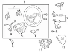 Рулевое колесо TOYOTA / LEXUS 4510050500C8