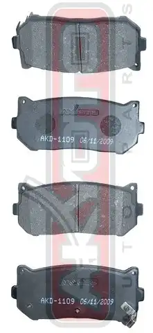 Тормозные колодки дисковые ASVA AKD1109