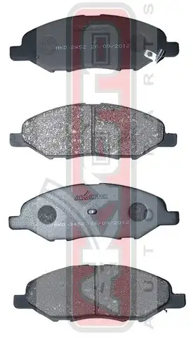 Тормозные колодки дисковые ASVA AKD2452