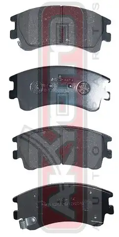 Тормозные колодки дисковые ASVA AKD1290