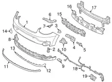 Фиксатор проводки 86581E4350 KIA