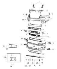 ABSORBER FRONT ENERGY, 68200 495AB JEEP