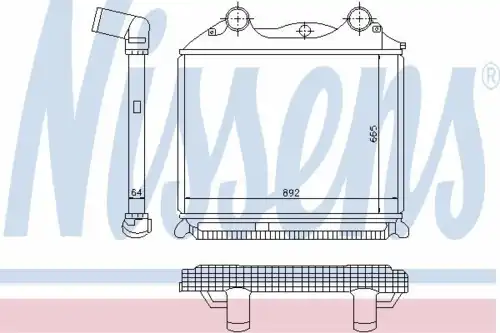 Интеркулер NISSENS 97048