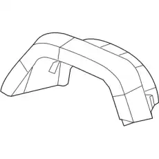 APPLIQUE REAR WHEEL OPENING 5KF16 RXFAE JEEP