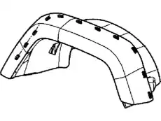 CLIP APPLIQUE ARROW HEAD 68039 280AA JEEP