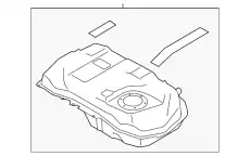 БАК ТОПЛИВНЫЙ 1700B149 MITSUBISHI