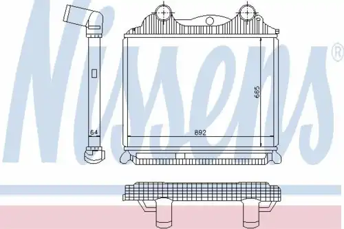 Интеркулер NISSENS 97049