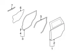 Ручка двери MITSUBISHI MR487171