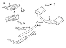 выхлопная труба 9442908 VOLVO