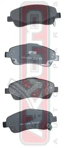 Тормозные колодки дисковые AKYOTO AKD1233W