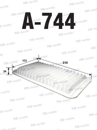 Фильтр воздушный A744 RB-EXIDE