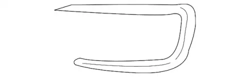 86563A9500 МОЛДИНГ БАМПЕРА KIA