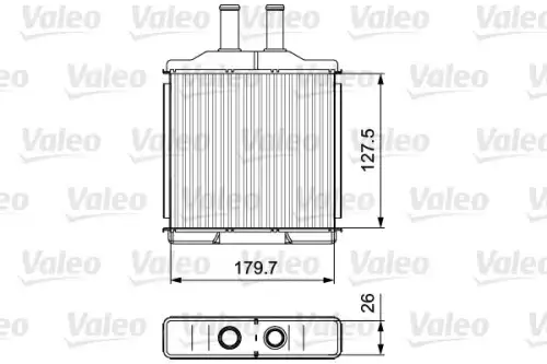 Радиатор печки VALEO 811541