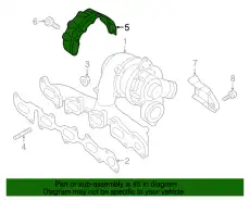 Теплозащитный экран 04L129969D VAG