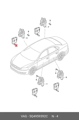 БУ двери 5Q4959392C VAG