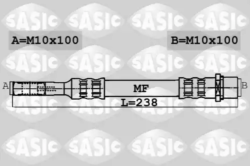 Тормозной шланг 6606202 SASIC