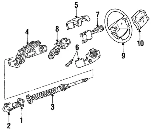 Переключатель подрулевой VAG 4A9953503B 01C