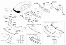 Катафот (световозвращатель) HYUNDAI / KIA 92405C1000