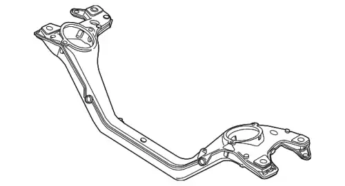 Кронштейн опоры двигателя 95537530910 PORSCHE