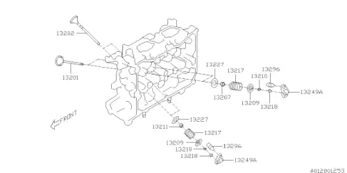 PIVOT-ROCKER ARM 13296AA050 SUBARU