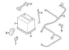 BRACKET-BATTERY CABLE 81042AA080 SUBARU