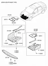 Накладка 291302T100 HYUNDAI