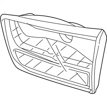 Стекло фары KIA 92450A9520