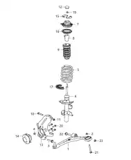 HUB AND BEARING BRAKE FRONT 68137 552AA DODGE