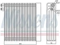 Испаритель, кондиционер 92302 NISSENS
