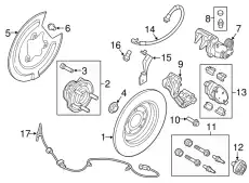 1. Тормозные системы BT4Z2C026B LINCOLN