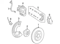 1. Тормозные системы AG1Z2C026A LINCOLN