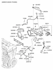 Турбокомпрессор 28231-2G420 HYUNDAI