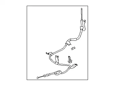 CABLE ASSEMBLY-HAND BRAKE,RIGHT 26051FJ020 SUBARU