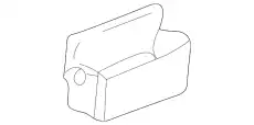 Пепельница schiefer (серый) 4B0857406B 5ES VAG