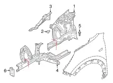 болт m6 8659138000 KIA