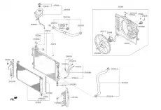 Кожух радиатора 253503R200 KIA