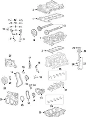 Комплект цели привода распредвала 55596894 VAUXHALL