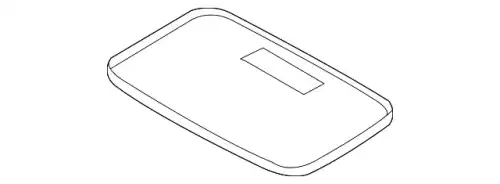 Стекло фары KIA 928511M000