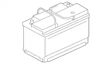 Аккумулятор LAND ROVER LR018608