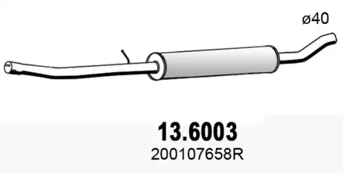  Резонатор 13.6003 ASSO