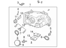 Фара LAND ROVER LR015283