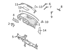 Болт 844342V000 HYUNDAI
