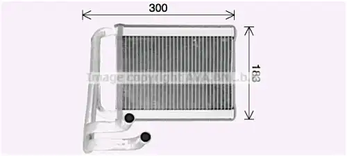 Радиатор печки AVA KA6306