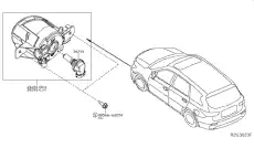 Фара противотуманная INFINITI 261509B91C