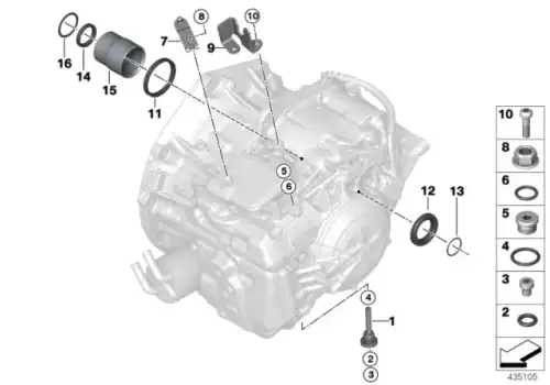 Резьбовая пробка 24108627914 MINI