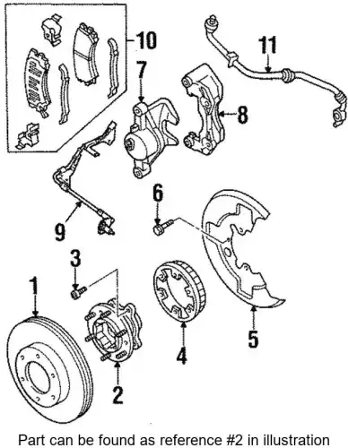 HUB UNIT, BEARING 8-97209-964-5 ISUZU