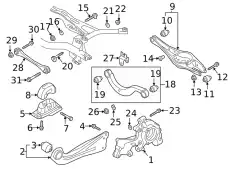 Рычаг подвески VAG 3Q0505311F